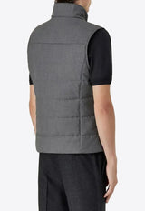 Quilted Zip-Up Vest