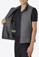 Quilted Zip-Up Vest