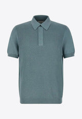 Micro-Structured Polo T-shirt