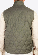 Lightweight Quilted Zip-Up Vest