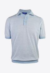 Jacquard Bouclé Polo T-shirt