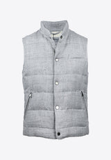 Wool-Blend Padded Vest