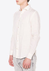 Logo-Embroidered Buttoned Shirt