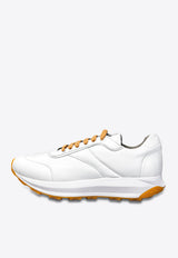 Leather Padded Running Sneakers