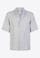 Logo-Embroidered Buttoned Shirt