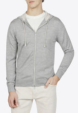 Logo-Embroidered Zip-Up Sweatshirt