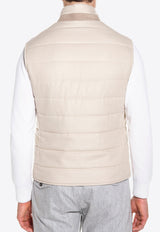 Reversible Quilted Padded Gilet