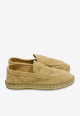Suede Stitched Loafers