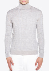 Wool High-Neck Sweater