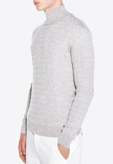 Wool High-Neck Sweater