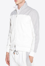 Ribbed Zip-Up Sweatshirt