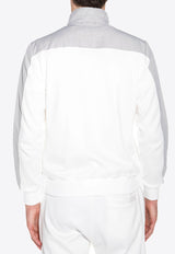 Ribbed Zip-Up Sweatshirt