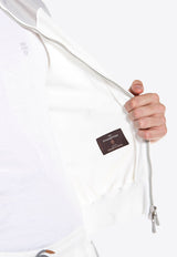 Ribbed Zip-Up Sweatshirt