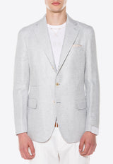 Single-Breasted Buttoned Blazer