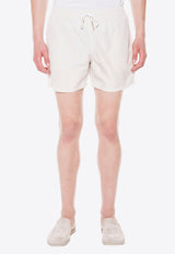 Elastic-Waist Swim Shorts