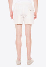Elastic-Waist Swim Shorts