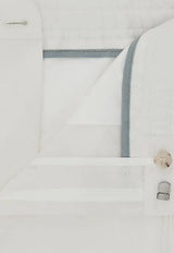 Elastic-Waist Linen and Silk Pants