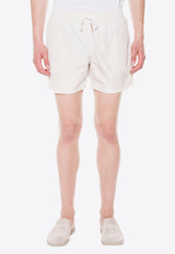 Elastic-Waist Swim Shorts
