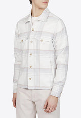 Check-Pattern Shirt with Pockets