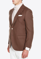 Single-Breasted Wool Jacket