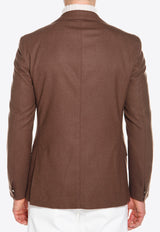 Single-Breasted Wool Jacket