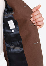 Single-Breasted Wool Jacket