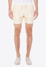 Elastic-Waist Swim Shorts