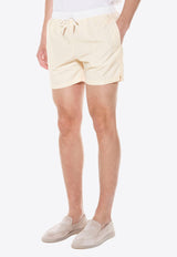 Elastic-Waist Swim Shorts