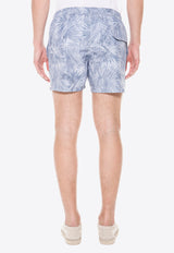 Swim Shorts with Floral-Print