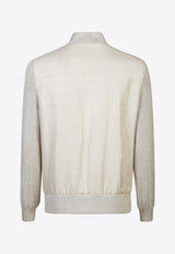 Linen and Wool Bomber Jacket