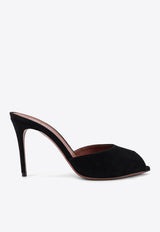 100 Suede Stiletto Mules