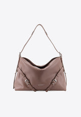 Givenchy Medium Voyou Leather Crossbody Bag - Beige