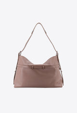 Givenchy Medium Voyou Leather Crossbody Bag - Beige