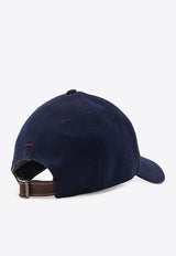 Brunello Cucinelli Logo-Embroidered Baseball Cap Navy M252D9850CKL84_NAVY GRIGIO MEDIO_40000249