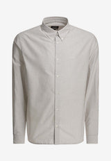 A.P.C. Greg Striped Shirt Green COGUH-H12499JAC_d3ad092e-4260-4827-9ea9-1e9046639569