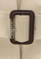 Alexander McQueen Belted Trench Coat Beige 846930QFAAS2019_PALE BEIGE_44251011