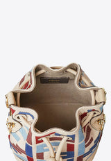 Fendi Mon Tresor Leather Bag Beige