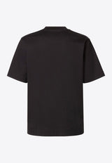 Fendi Logo-Printed Crewneck T-shirt Black