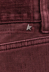 Straight-Leg Washed Jeans