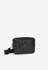 Fendi Monogram Crossbody Bag Black