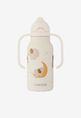 Baby Elephant-Print Thermal Bottle