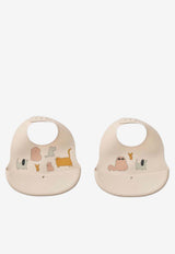 Babies Cats and Dogs Bibs - Set of 2