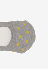 ANTIPAST Polka-Dots No Show Socks Gray ANP62DS_LG
