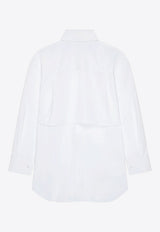 Givenchy Logo-Embroidered Buttoned Shirt White