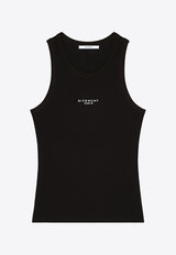 Givenchy Logo-Printed Sleeveless T-shirt Black