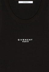 Givenchy Logo-Printed Sleeveless T-shirt Black