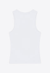 Givenchy Logo-Printed Sleeveless T-shirt White