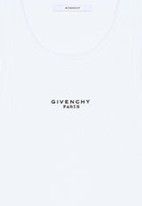 Givenchy Logo-Printed Sleeveless T-shirt White