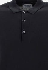 John Smedley Wool Polo Sweater Black BELPERBLACK_36d858b2-921c-42e7-ab0f-b1a52b37a51e