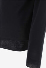 John Smedley Wool Polo Sweater Black BELPERBLACK_36d858b2-921c-42e7-ab0f-b1a52b37a51e